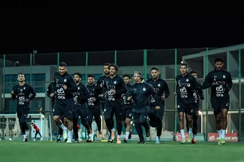 استعدادًا لأمم أفريقيا.. منتخب مصر يواصل تدريباته (صور)